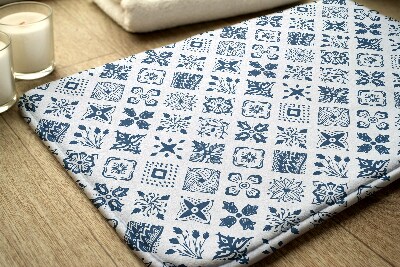 Tapete para casa de banho Abstração de flores