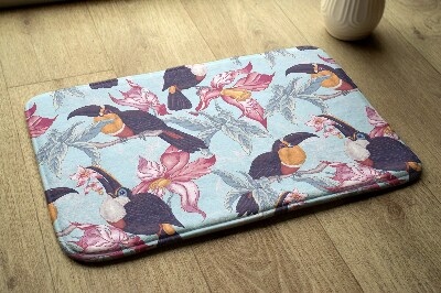 Tapete para banheira Pássaros Flores