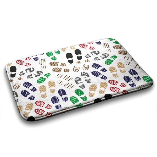 Tapete para banheira Pegadas de sapato