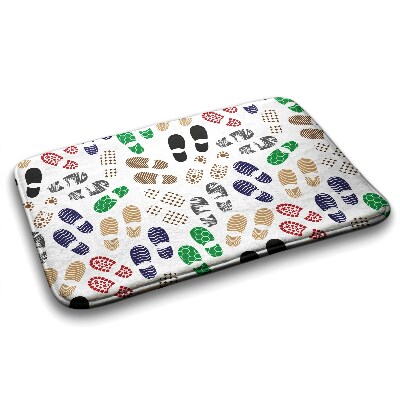 Tapete para banheira Pegadas de sapato