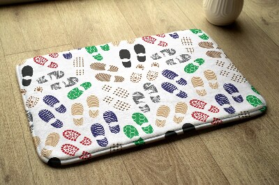 Tapete para banheira Pegadas de sapato