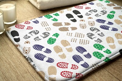 Tapete para banheira Pegadas de sapato