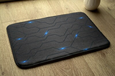 Tapete para wc Padrão de Tecnologia