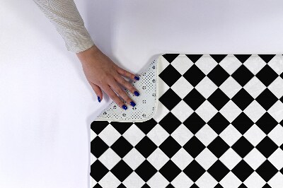 Tapete para wc Padrão de quadrados