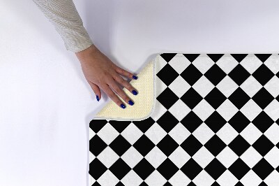 Tapete para wc Padrão de quadrados