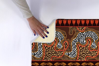 Tapete para casa de banho Resumo de animais da África