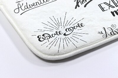 Tapete para casa de banho Motivação para Aventura