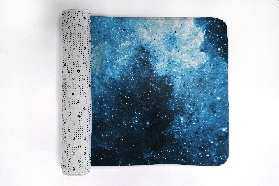 Tapete para casa de banho Abstração azul