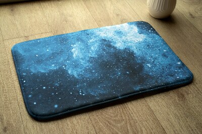 Tapete para casa de banho Abstração azul