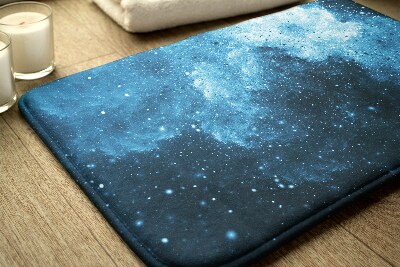 Tapete para casa de banho Abstração azul