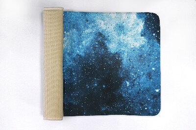 Tapete para casa de banho Abstração azul