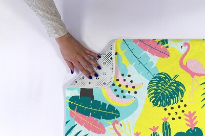 Tapete para casa de banho Pássaros Plantas Abstração