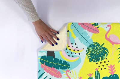 Tapete para casa de banho Pássaros Plantas Abstração