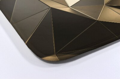 Tapete para casa de banho Padrão Dourado