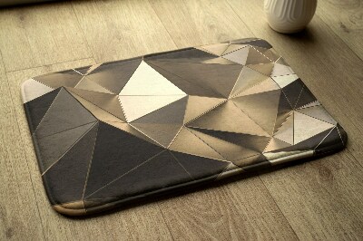 Tapete para casa de banho Padrão Dourado