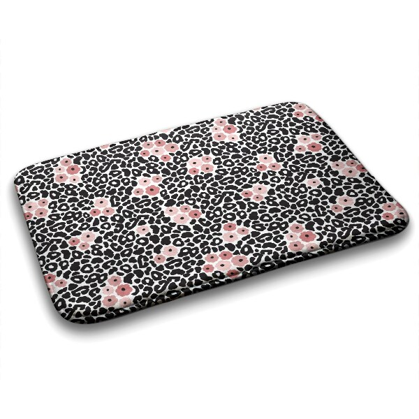 Tapete para casa de banho Leopardo de abstração