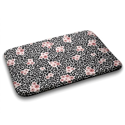 Tapete para casa de banho Leopardo de abstração