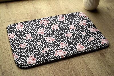 Tapete para casa de banho Leopardo de abstração