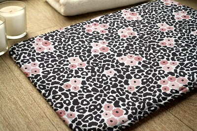 Tapete para casa de banho Leopardo de abstração