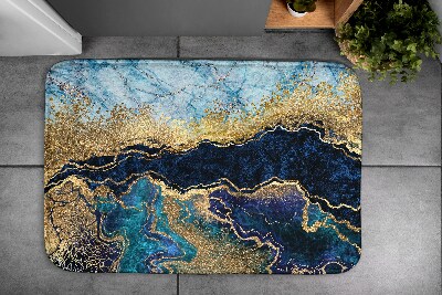 Tapete para casa de banho Mármore Azul