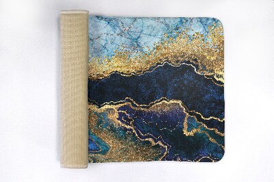 Tapete para casa de banho Mármore Azul