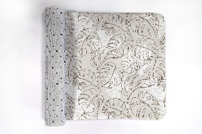 Tapete para banheira Folhas de Monstera