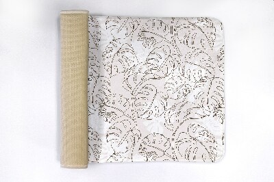 Tapete para banheira Folhas de Monstera