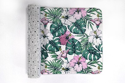 Tapete para banheira Folhas de Monstera