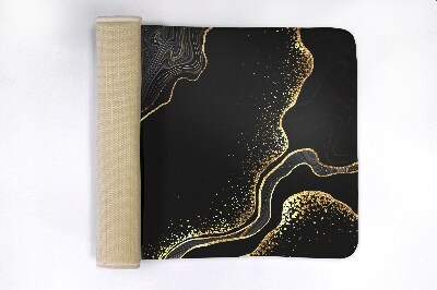 Tapete para banheira Mármore preto