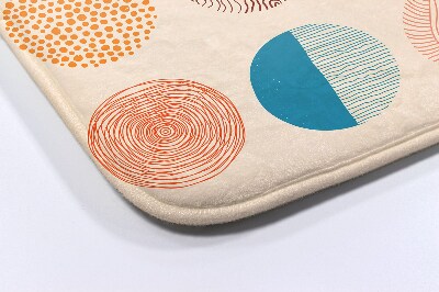 Tapete para casa de banho Círculos Linhas