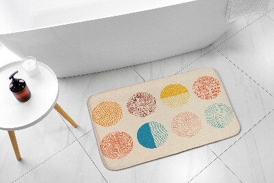 Tapete para casa de banho Círculos Linhas