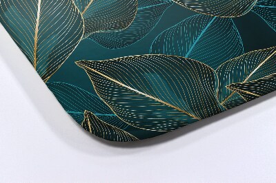 Tapete para wc folhas da planta