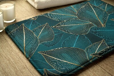 Tapete para wc folhas da planta