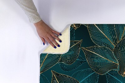 Tapete para wc folhas da planta