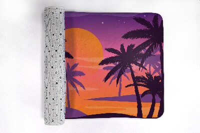 Tapete para banheira Praia tropical