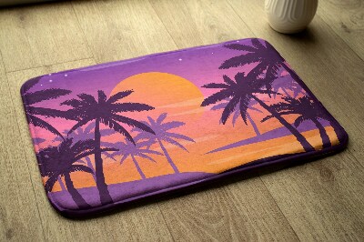 Tapete para banheira Praia tropical