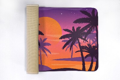 Tapete para banheira Praia tropical