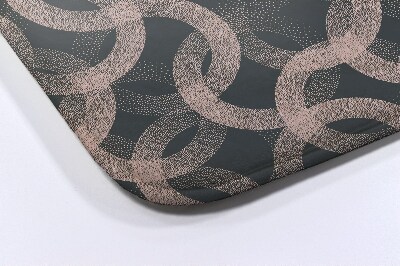 Tapete para casa de banho Abstração de Círculos