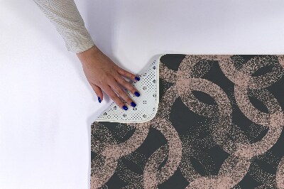 Tapete para casa de banho Abstração de Círculos