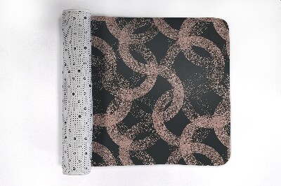 Tapete para casa de banho Abstração de Círculos