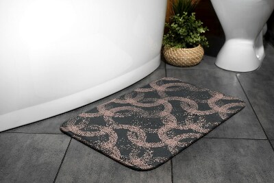 Tapete para casa de banho Abstração de Círculos