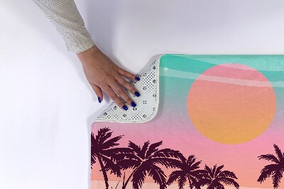 Tapete para banheira Praia tropical