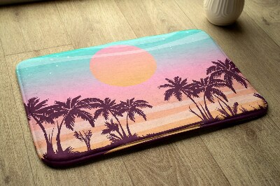 Tapete para banheira Praia tropical