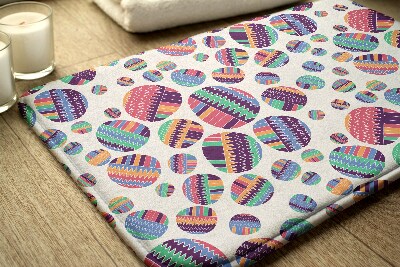 Tapete para banheira Abstração de pontos coloridos