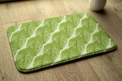 Tapete para banheira Folhas