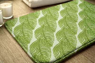 Tapete para banheira Folhas