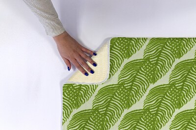 Tapete para banheira Folhas