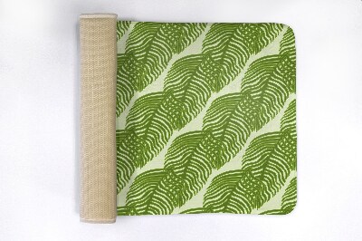 Tapete para banheira Folhas