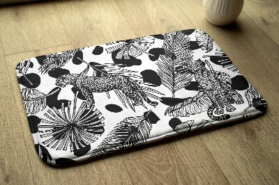 Tapete para casa de banho Leopard Savannah