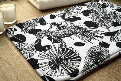 Tapete para casa de banho Leopard Savannah